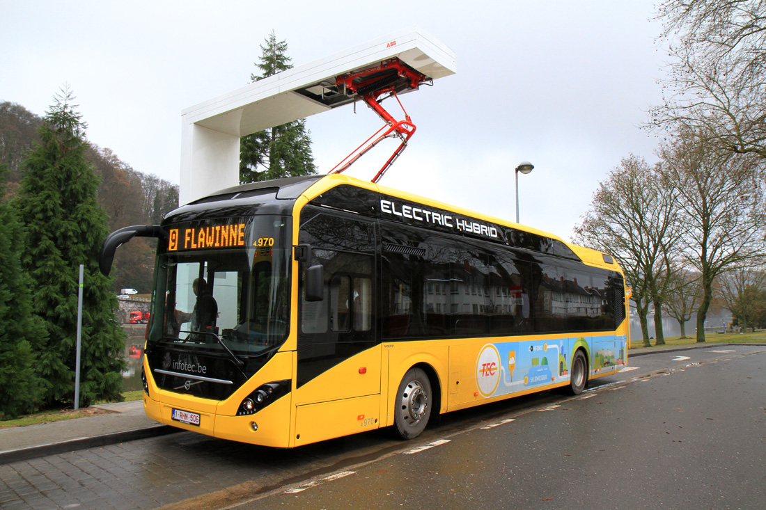 Namur, Volvo 7900 Electric Hybrid # 4970