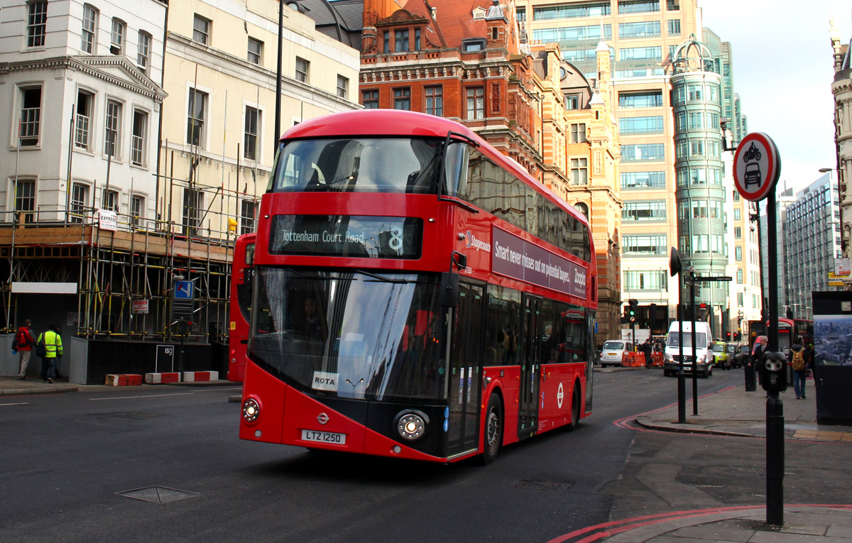 London, Wright New Bus for London # LT250