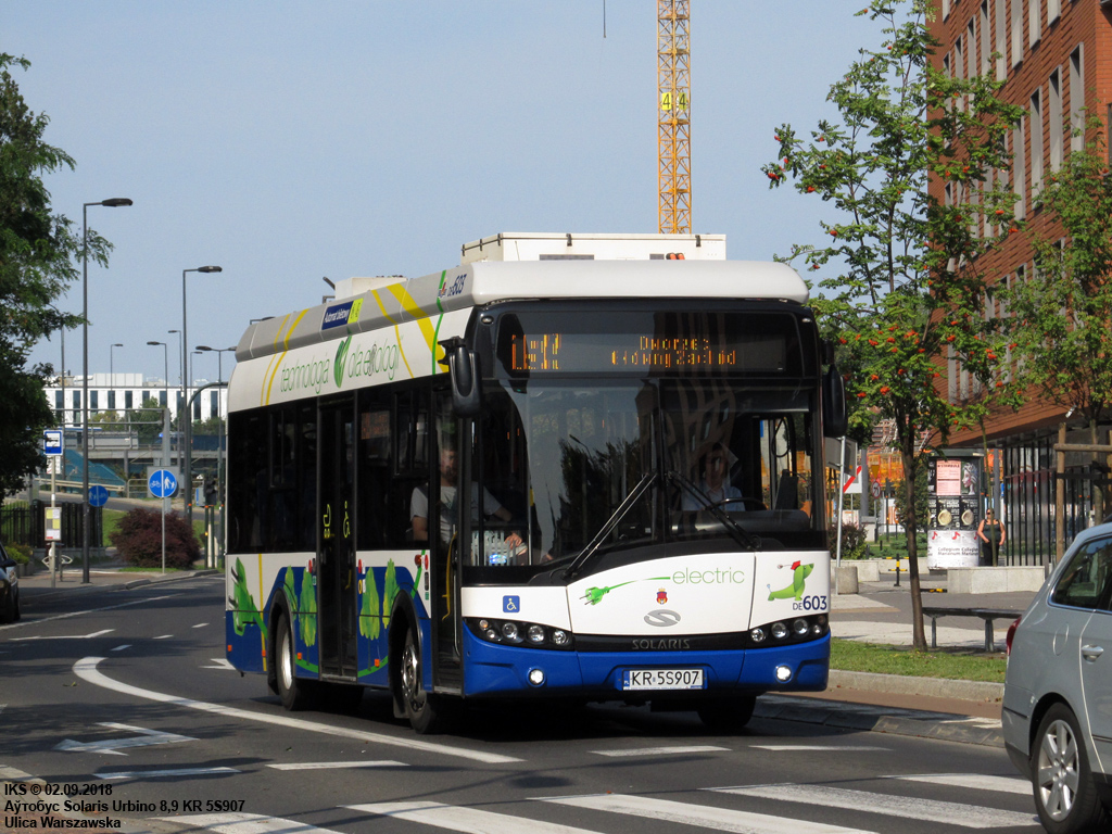 Краков, Solaris Urbino III 8,9 LE electric № DE603