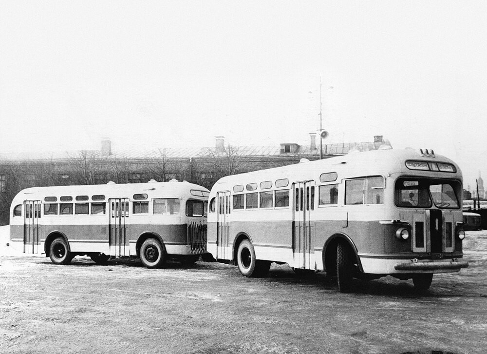 Mosca — Buses without numbers; Mosca — Old photos