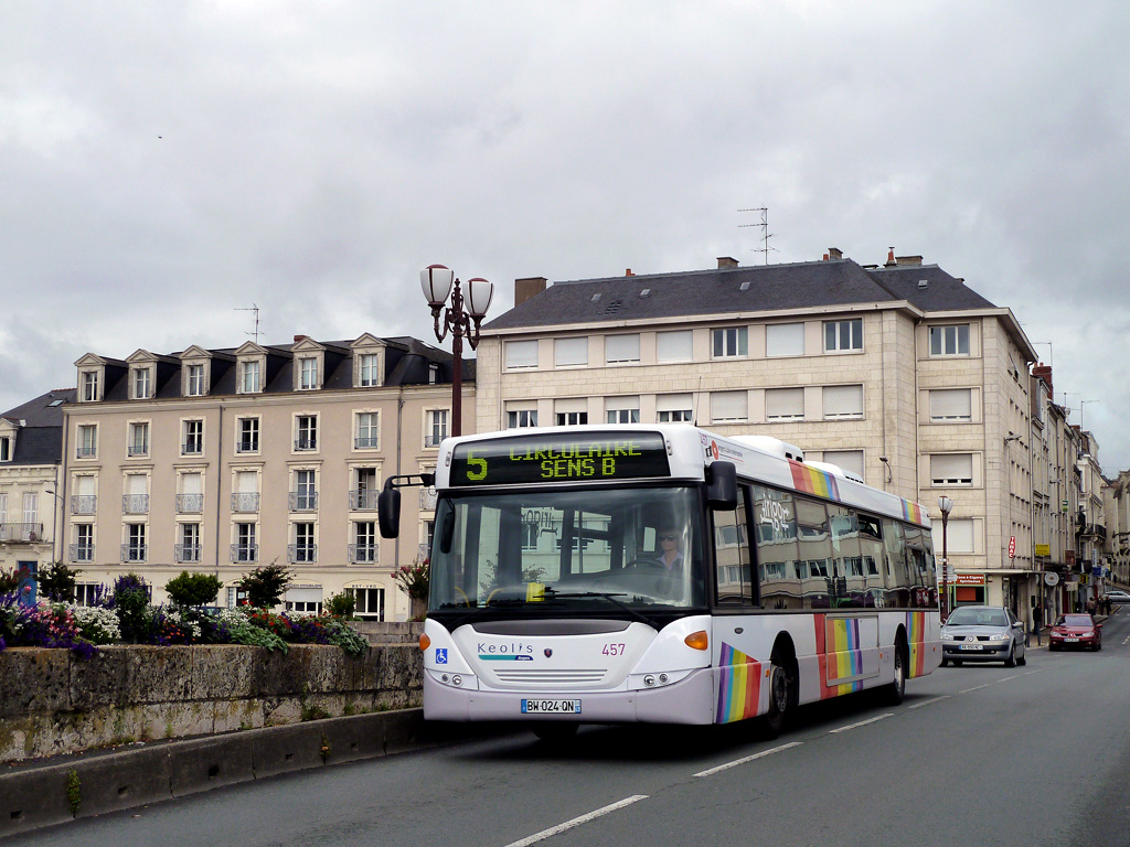 Angers, Scania OmniCity CN270UB 4x2EB Nr. 457