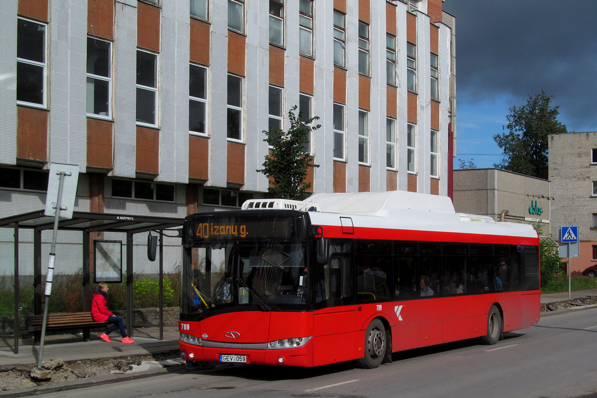 Kaunas, Solaris Urbino III 12 CNG №: 789