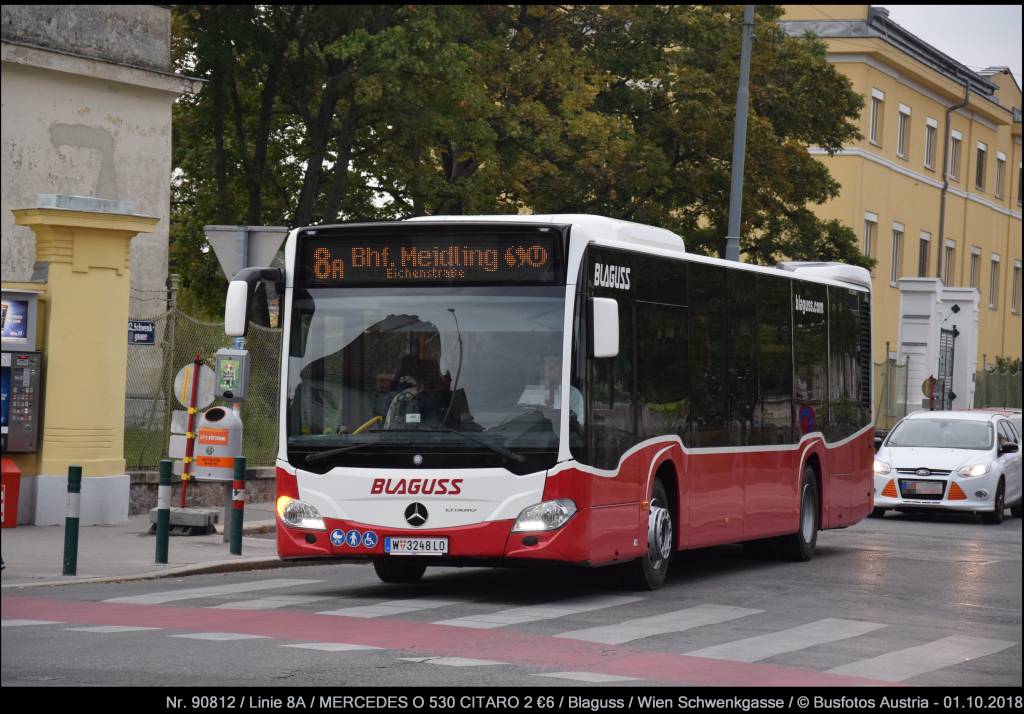 Wien, Mercedes-Benz Citaro C2 № 90812