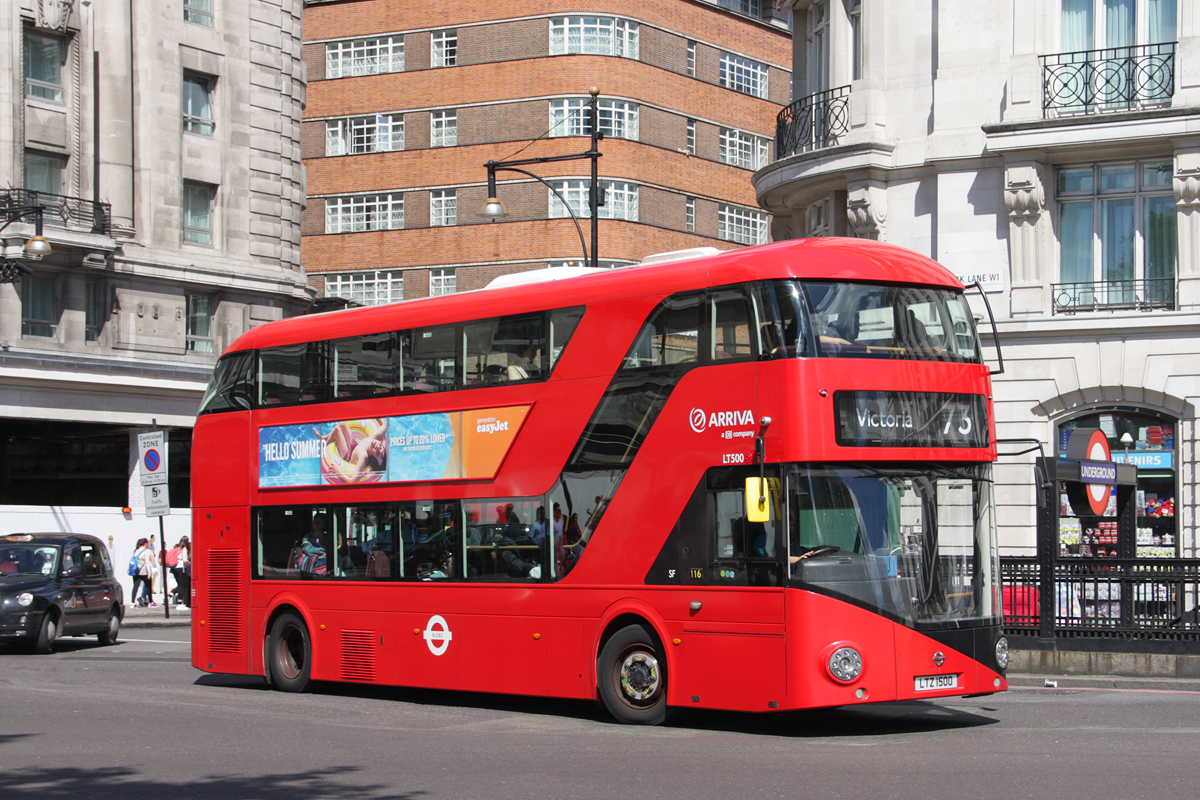 London, Wright New Bus for London # LT500