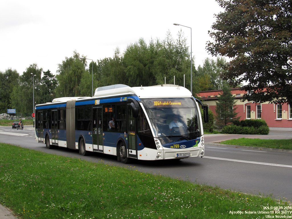 Cracow, Solaris Urbino 18 MetroStyle # PR769