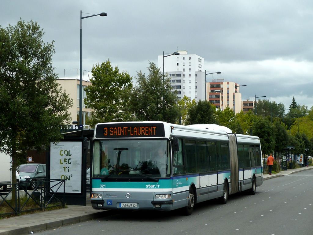 Rennes, Irisbus Agora L č. 321