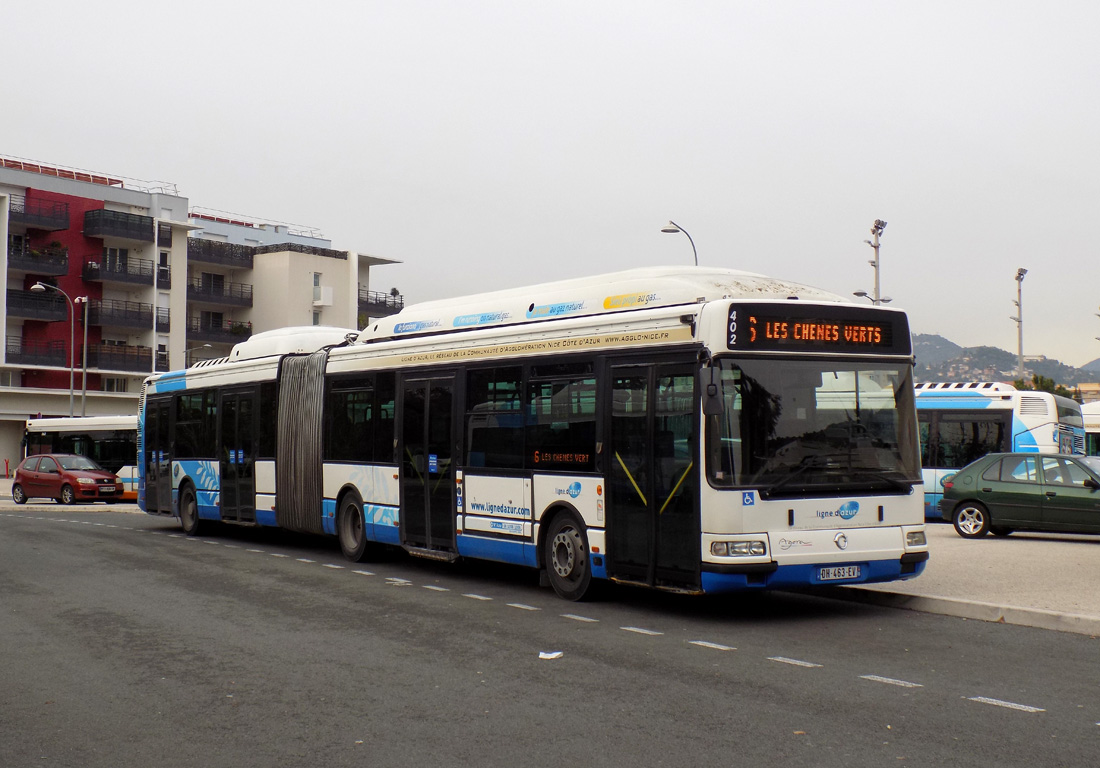 Nice, Irisbus Agora L GNV № 402