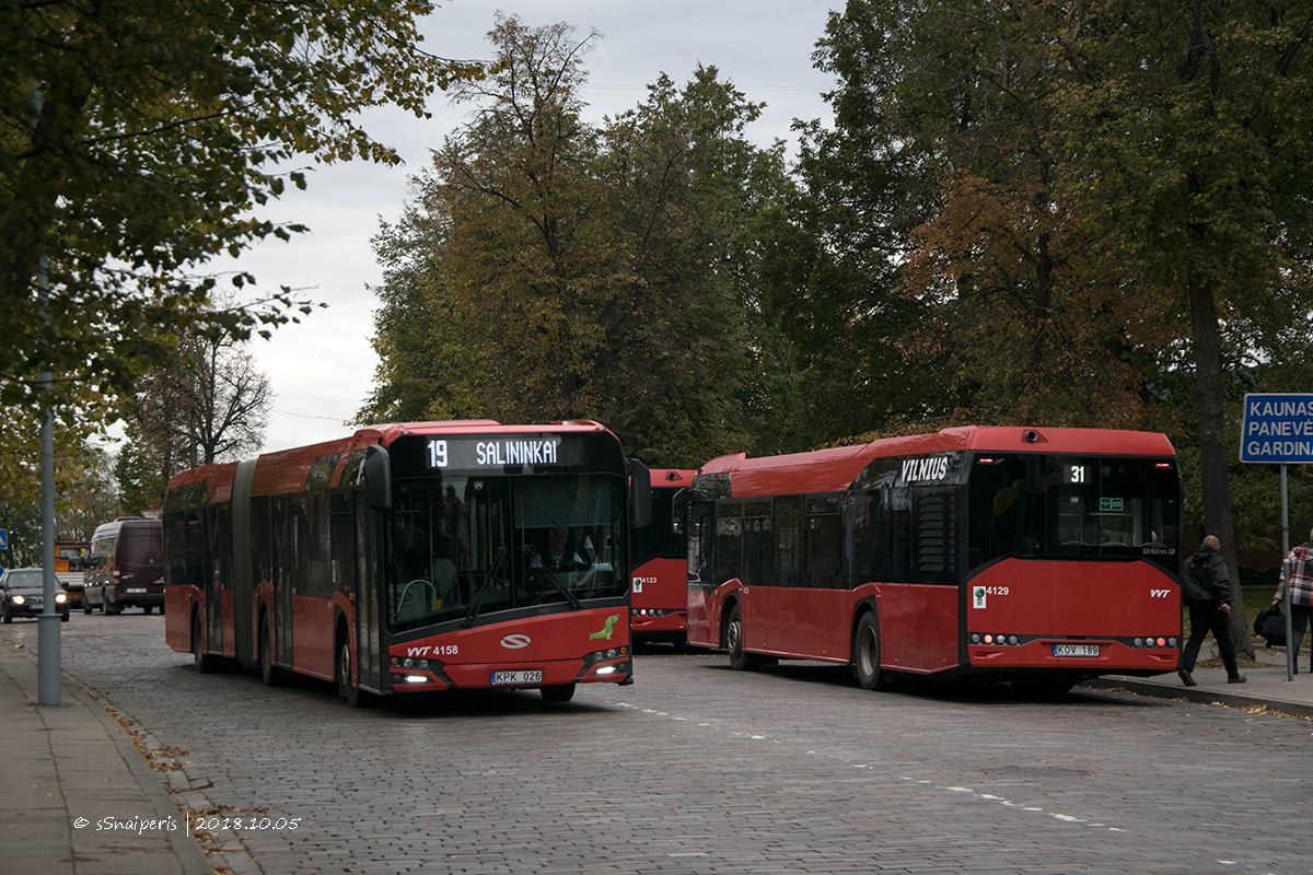 Вильнюс, Solaris Urbino IV 18 № 4158; Вильнюс, Solaris Urbino IV 12 № 4129
