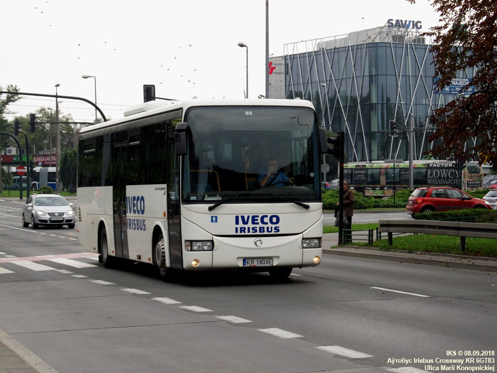 Cracow, Irisbus Crossway 10.6M nr. KR 180XE
