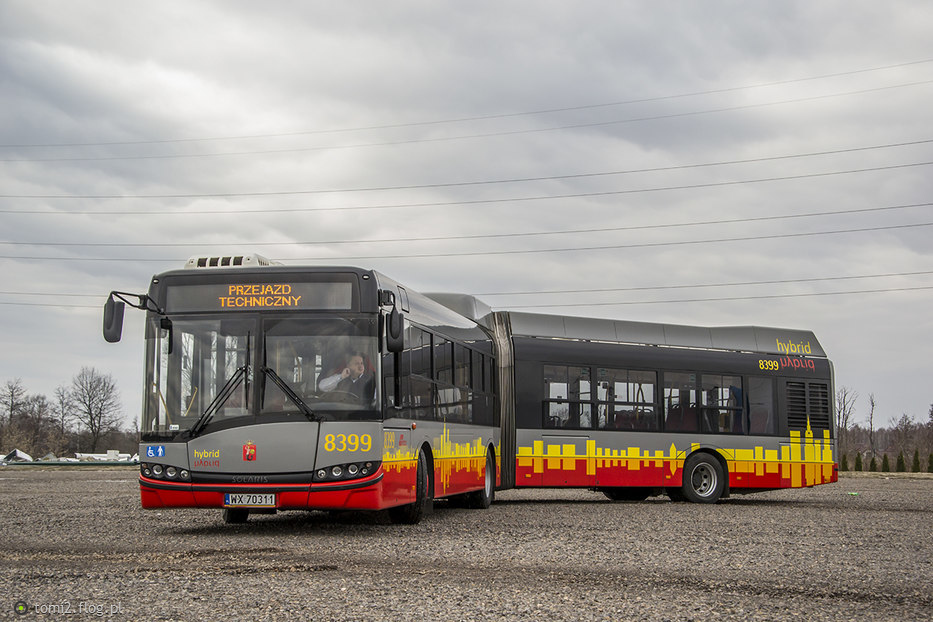 Varšava, Solaris Urbino III 18 Hybrid č. 8399