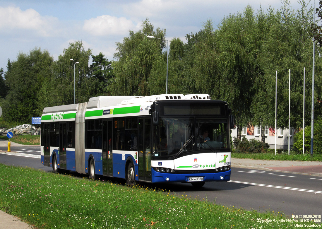 Cracow, Solaris Urbino III 18 Hybrid # BH083
