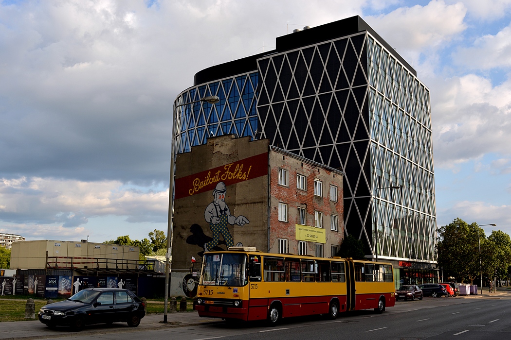 Варшава, Ikarus 280.70E № 5715
