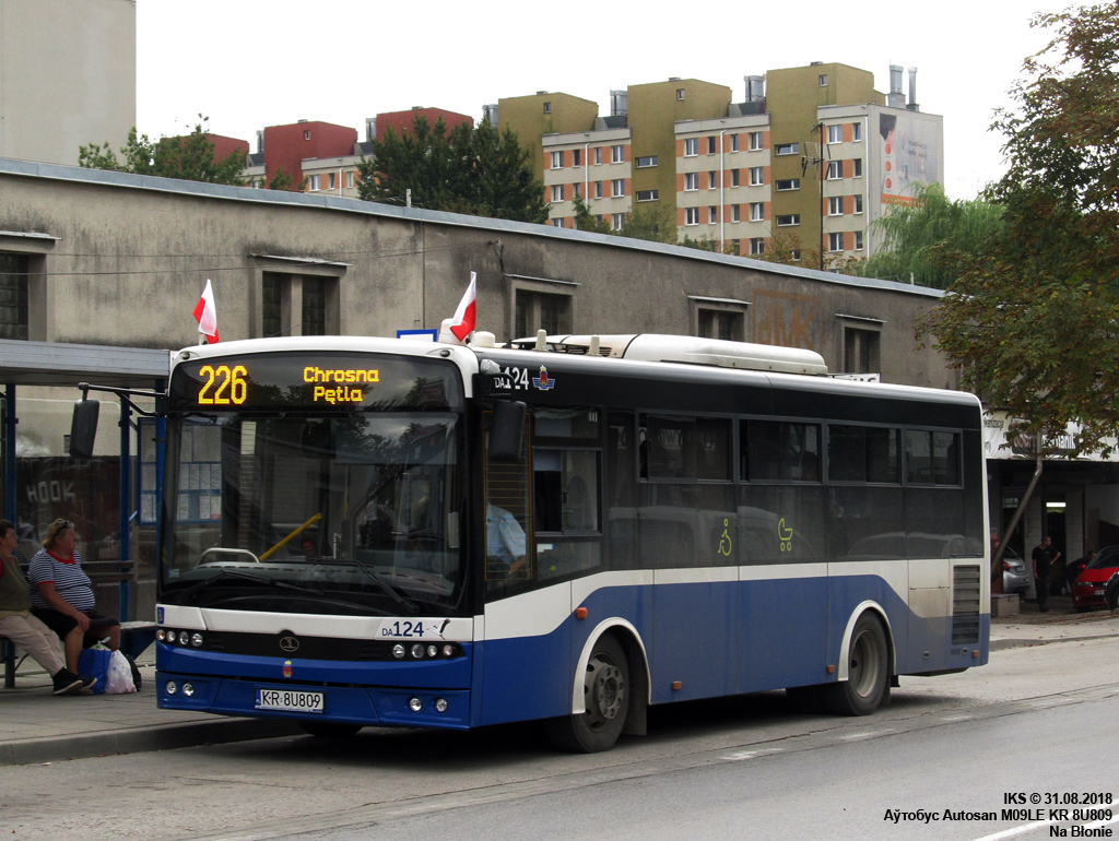 Cracow, Autosan Sancity M09LE № DA124