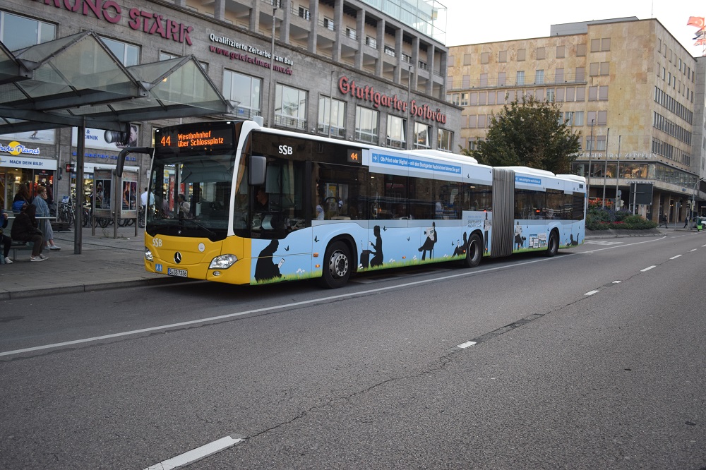 Stuttgart, Mercedes-Benz Citaro C2 G No. 7236