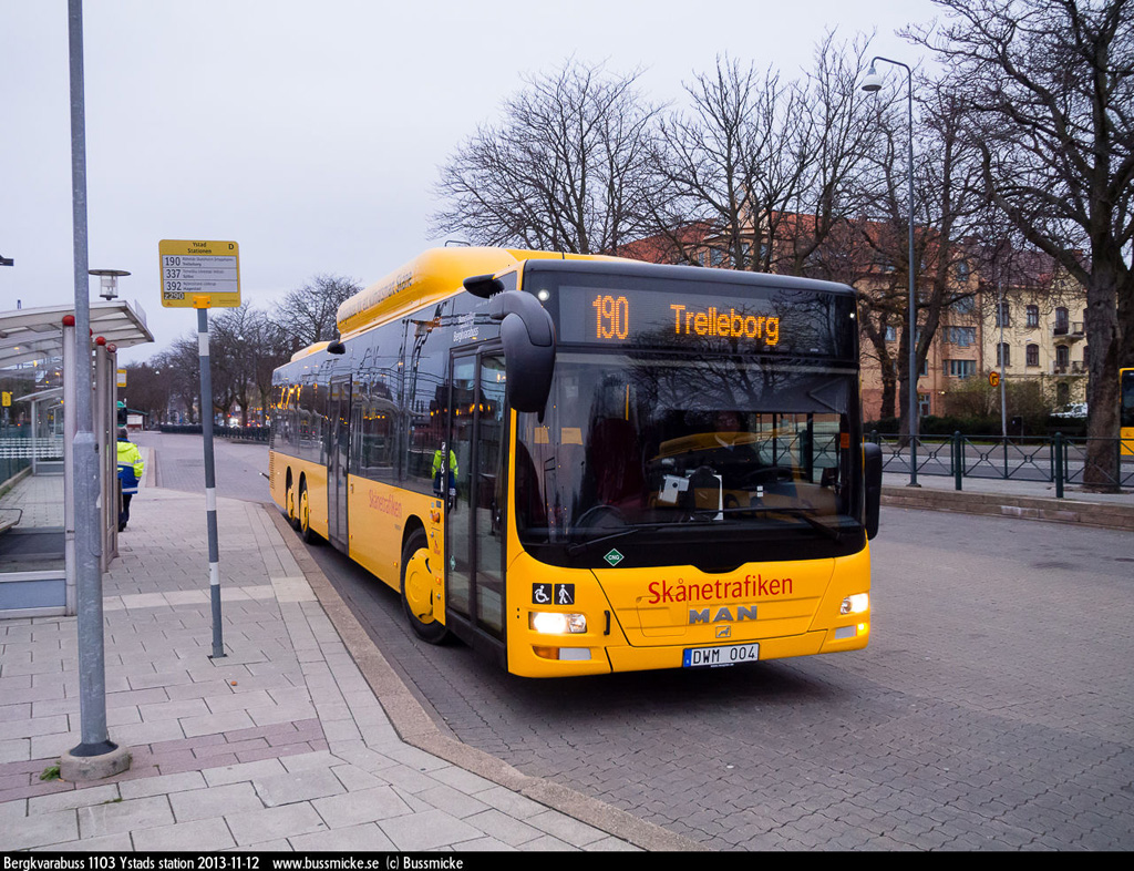 Kalmar, MAN A44 Lion's City L LE NL313-15 CNG №: 1103