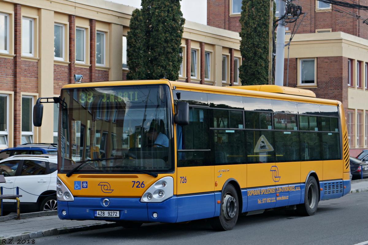 Zlín, Irisbus Citelis 10.5M # 726
