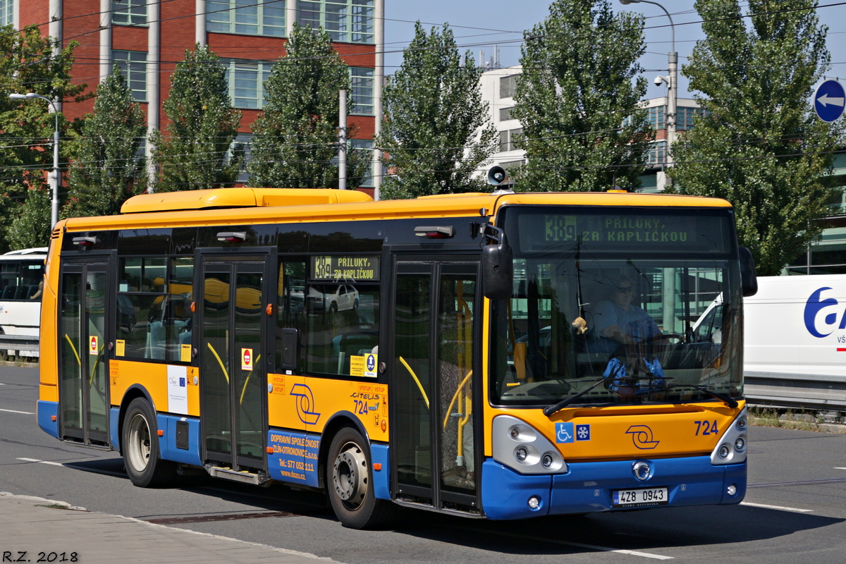 Zlín, Irisbus Citelis 10.5M # 724