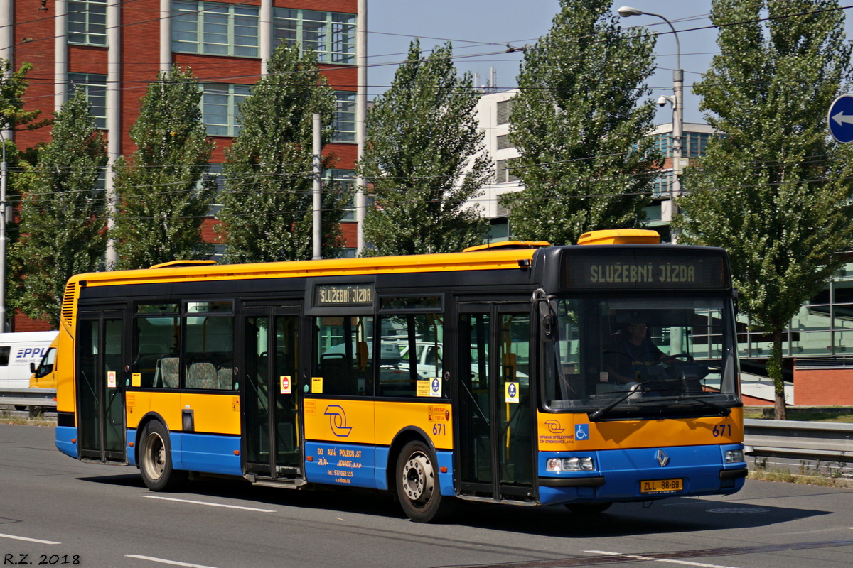 Zlín, Karosa Citybus 12M.2071 (Irisbus) № 671