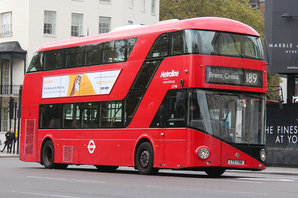 London, Wright New Bus for London # LT798
