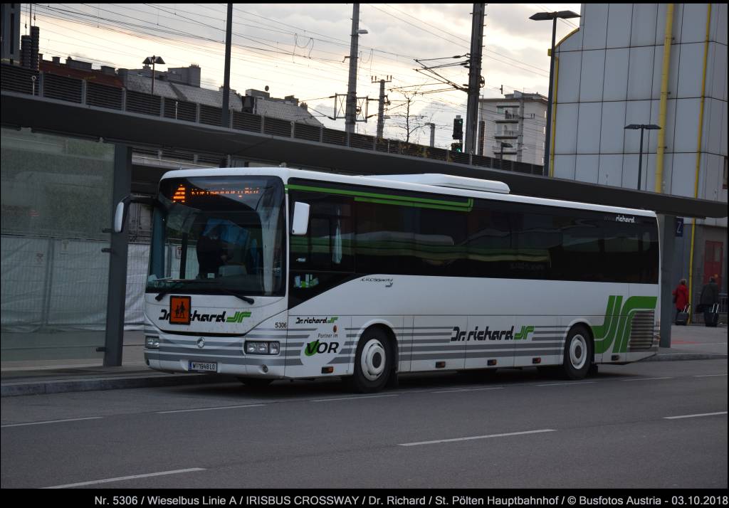 Wien, Irisbus Crossway 12M č. 5306