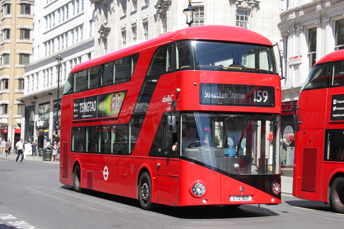 London, Wright New Bus for London # LT621