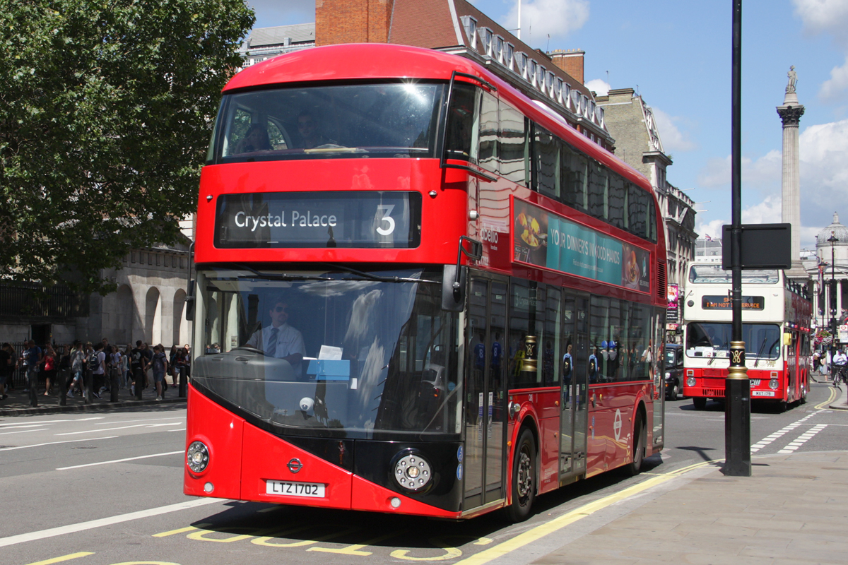 London, Wright New Bus for London # LT702