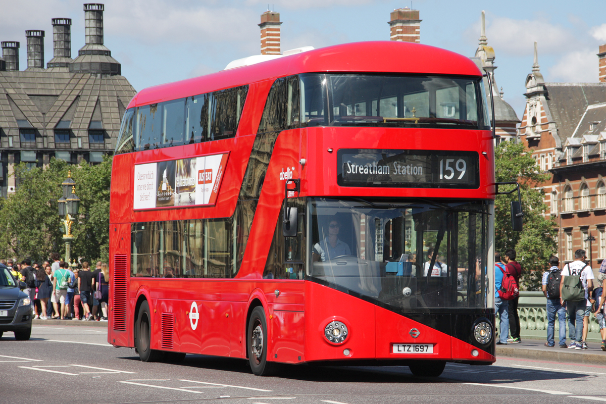 London, Wright New Bus for London # LT697