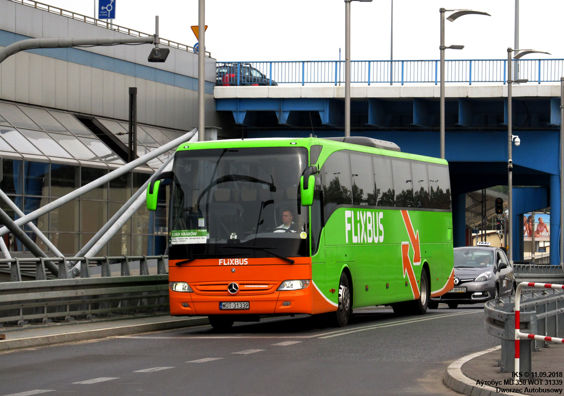 Kraków, Mercedes-Benz Tourismo 16RHD-II M/2 # WOT 31339