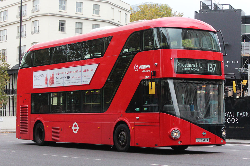 London, Wright New Bus for London # LT963