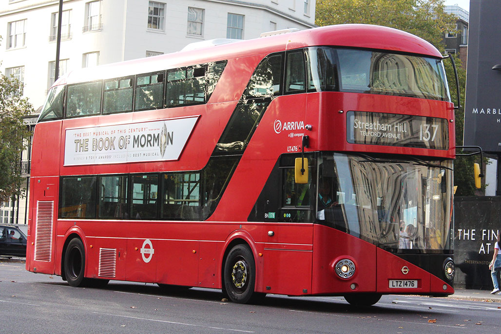 London, Wright New Bus for London # LT476