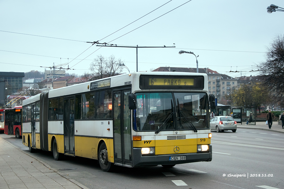 Vilnius, Mercedes-Benz O405G nr. 519