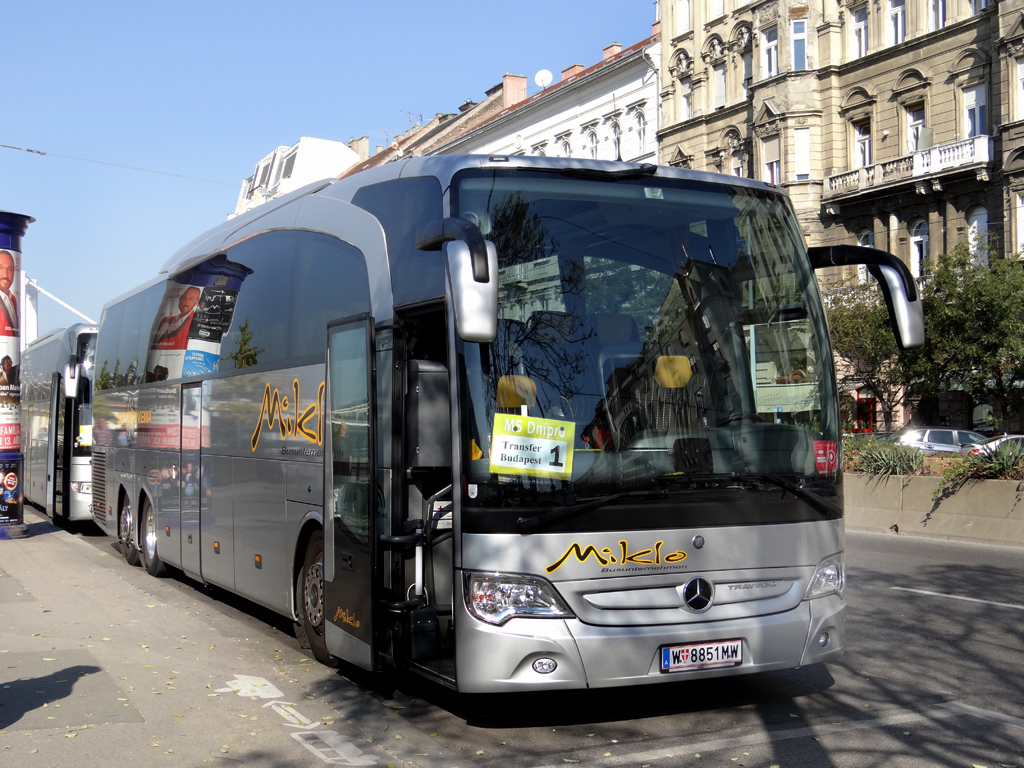 Bécs, Mercedes-Benz O580 Travego I 16RHD M №: W-8851 MW