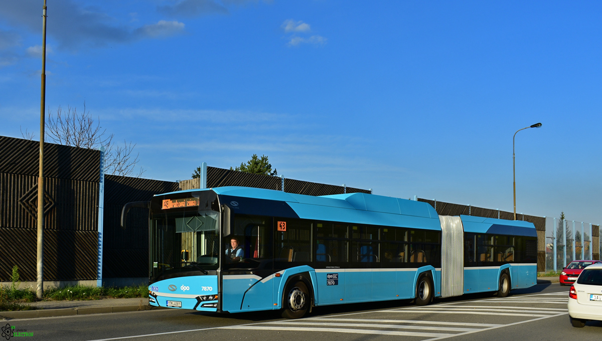 Ostrava, Solaris Urbino IV 18 CNG nr. 7870