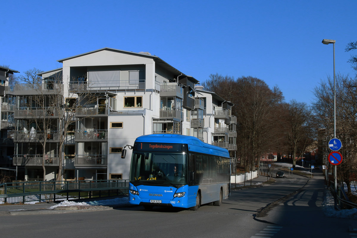 Borås, Scania Citywide LE 12M Hybrid № 1092