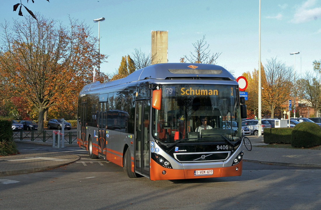 Brussels, Volvo 7900 Hybrid # 9406