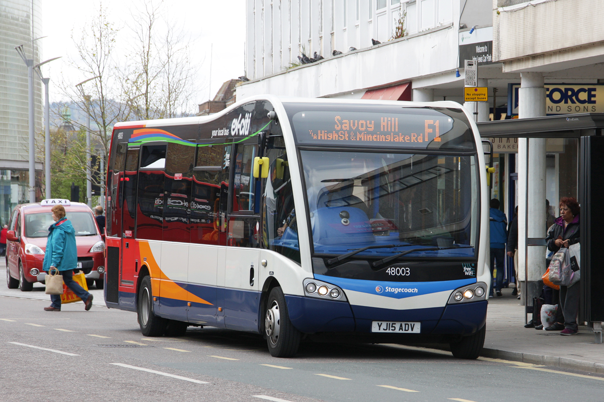 Exeter, Optare Solo SR # 48003