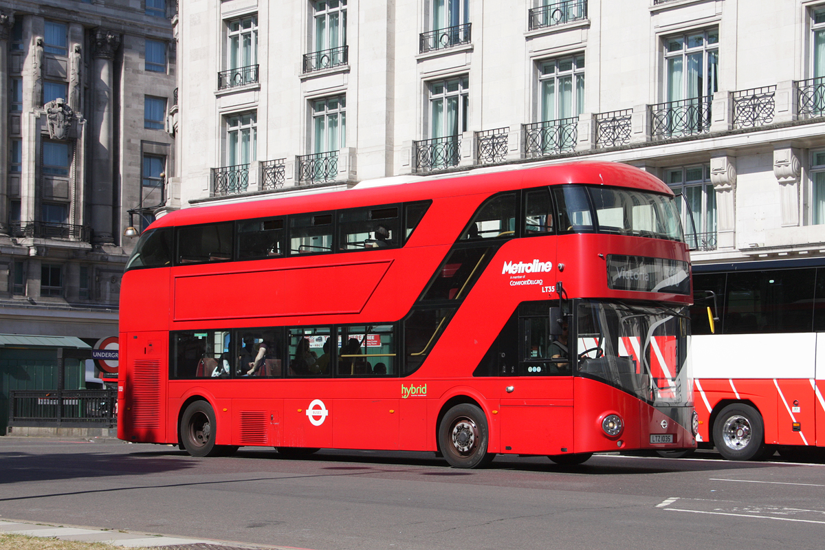 London, Wright New Bus for London # LT35