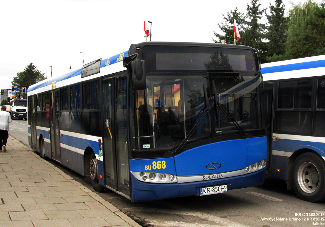 Cracow, Solaris Urbino III 12 č. BU868