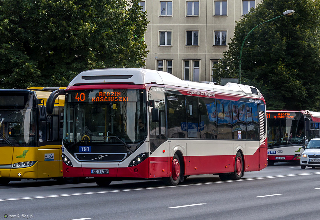 Sosnowiec, Volvo 7900 Hybrid # 791
