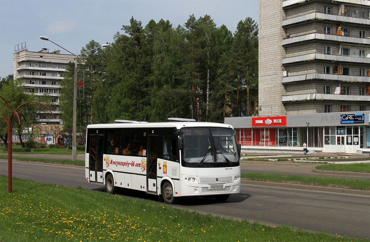 Zheleznogorsk (Krasnoyarskiy krai), PAZ-320414-05 "Vector" (3204ER) # Р 607 НМ 124