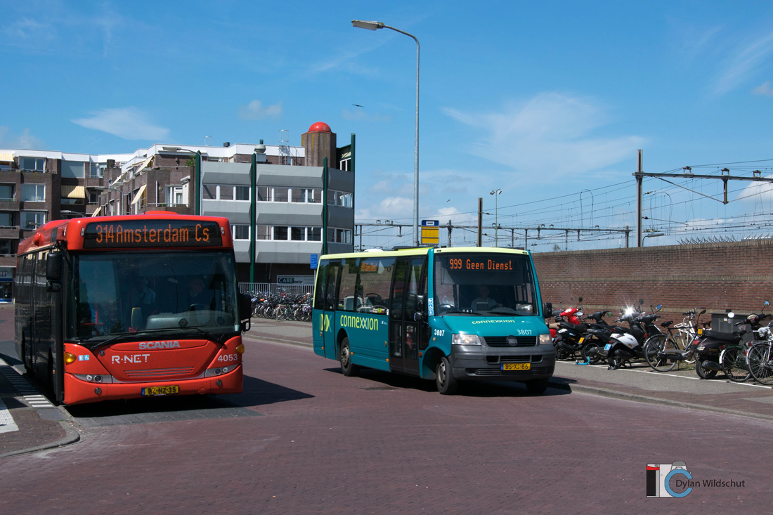 Хорн, VDL Berkhof Procity № 3807; Амстердам, Scania OmniLink CK230UB 4x2LB № 4053