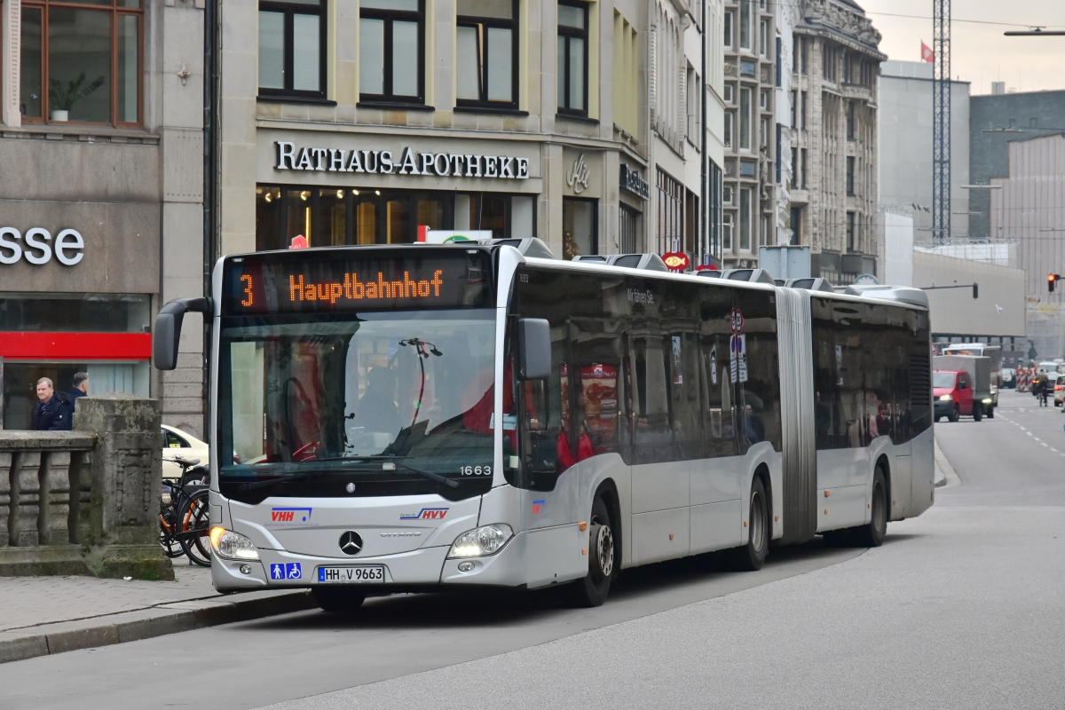 Hamburg, Mercedes-Benz Citaro C2 G # 1663