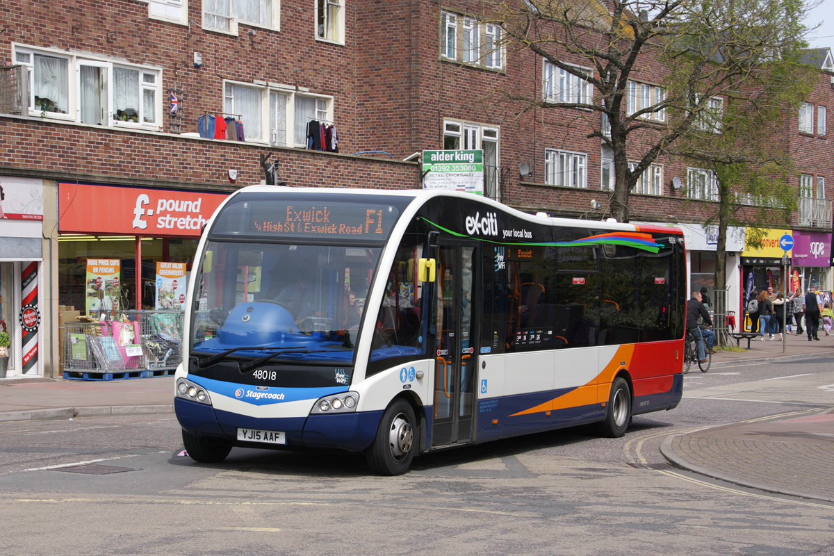 Exeter, Optare Solo SR # 48018