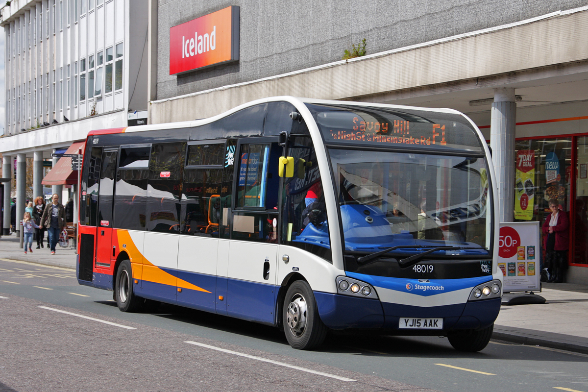 Exeter, Optare Solo SR # 48019