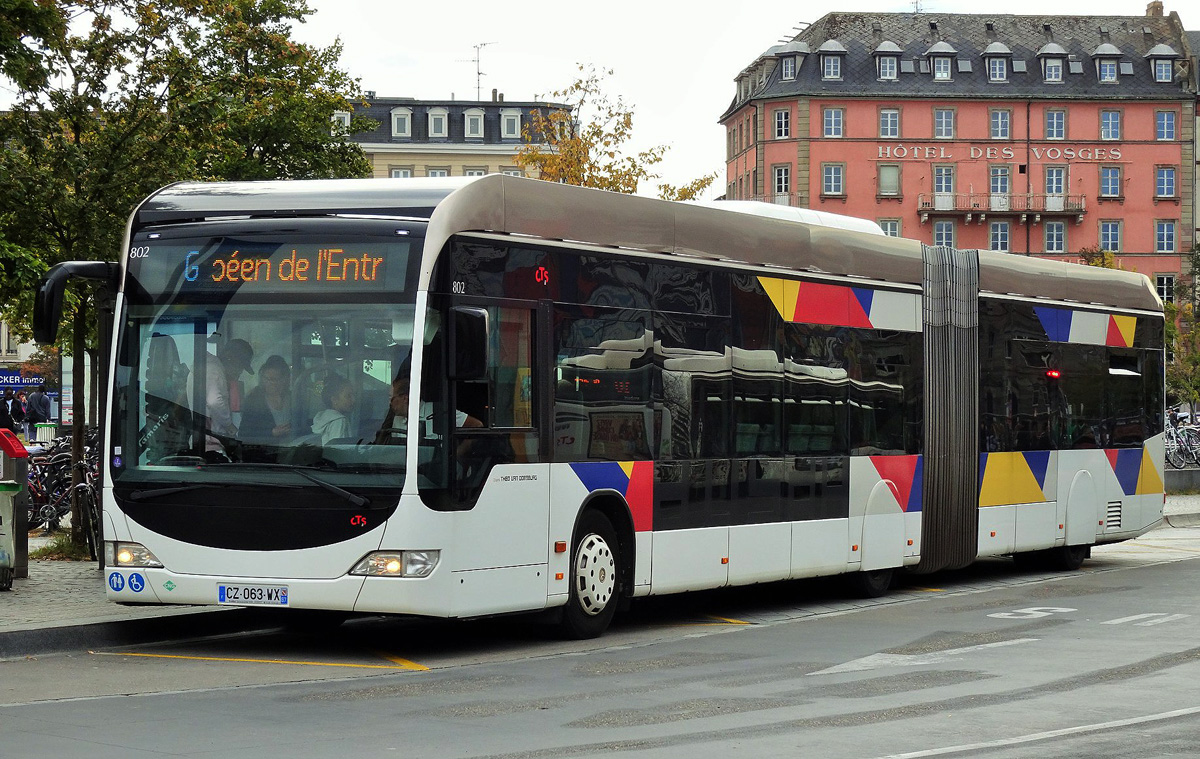 Strasbourg, Mercedes-Benz O530 Citaro Facelift G CNG BHNS № 802