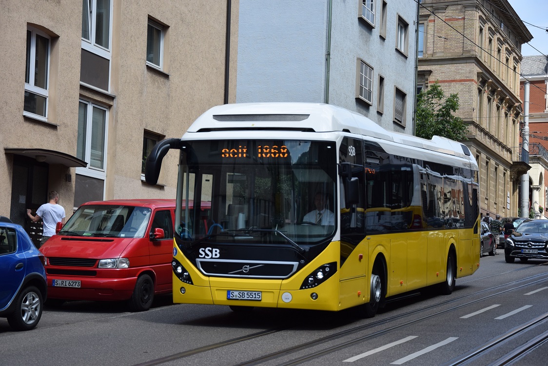 Stuttgart, Volvo 7900 Hybrid # 5515