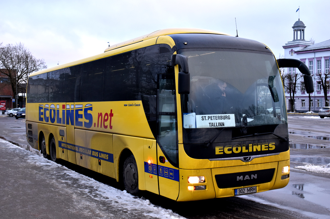 Таллин, MAN R08 Lion's Coach L RHC464 № 302 MRH