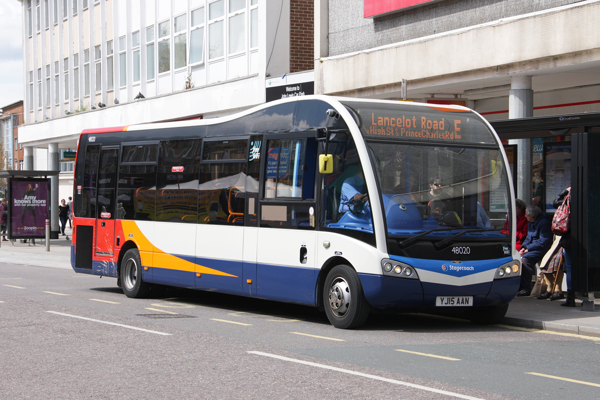 Exeter, Optare Solo SR # 48020