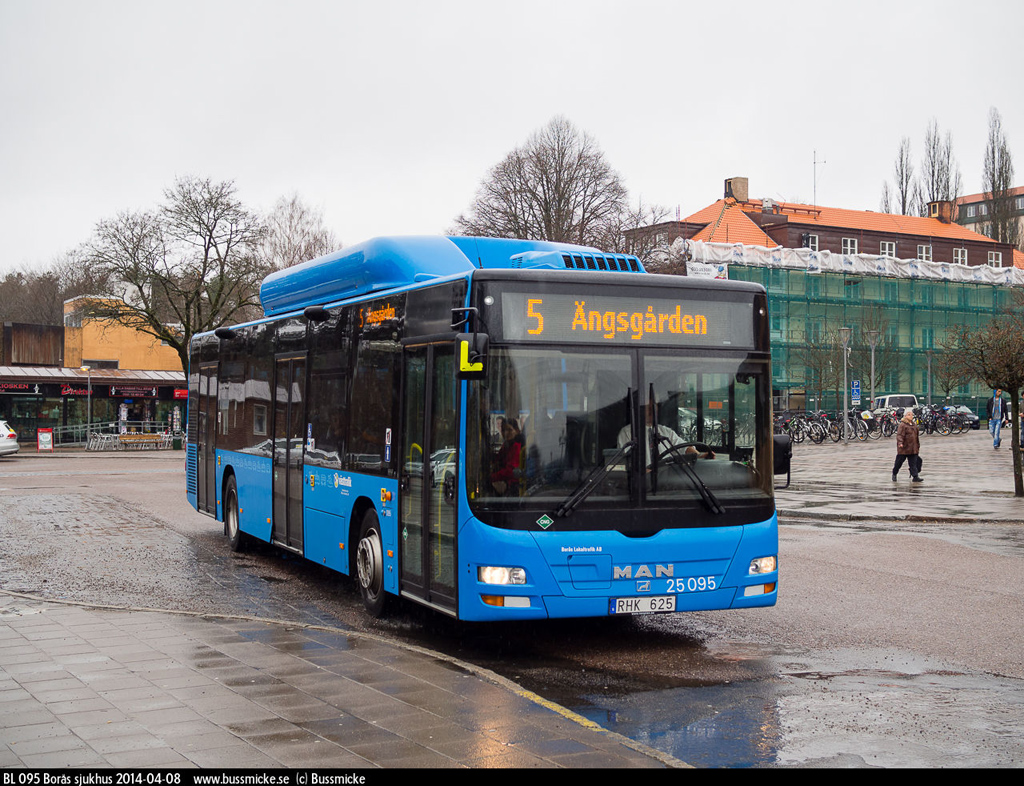 Borås, MAN A21 Lion's City NL313 CNG # 25095