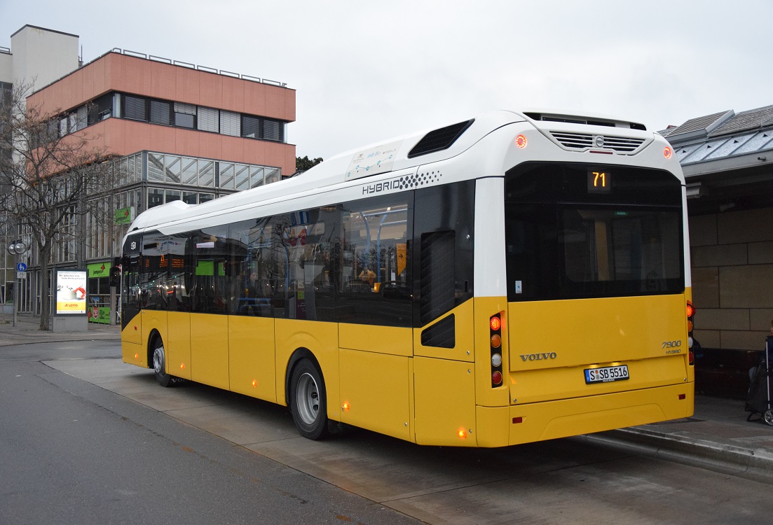 Stuttgart, Volvo 7900 Hybrid # 5516